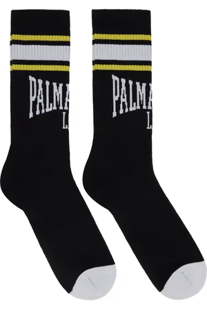 Palm Angels Black College Socks