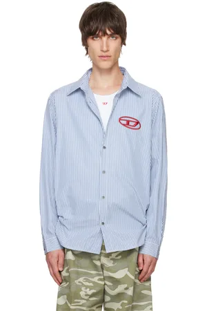 Diesel Blue & White S-Simply-E Shirt