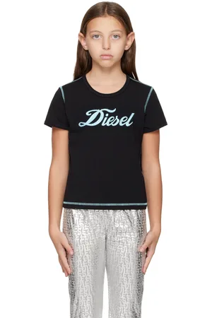 Diesel Kids Black Tuncutielongl3 T-shirt