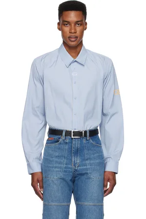 MARTINE ROSE Blue Classic Shirt