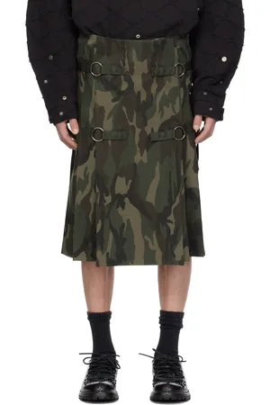 Andersson Bell Khaki Kilt Skirt