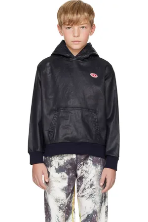 Diesel Kids Navy Sum-Rib-Ne-Over Jjj Hoodie