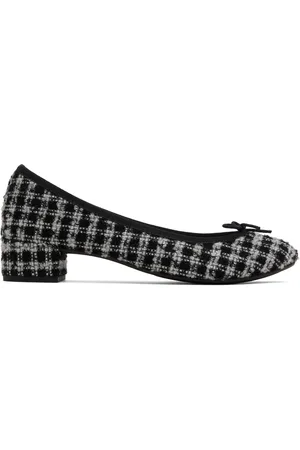 Repetto Black & White Camille Heels