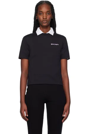 Palm Angels Black Classic Logo Fitted T-shirt