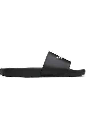 OFF-WHITE Black Quote Pool Slides