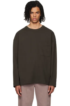 LEMAIRE Brown Long Sleeve T-shirt