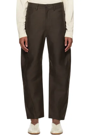 LEMAIRE Brown Twisted Workwear Trousers
