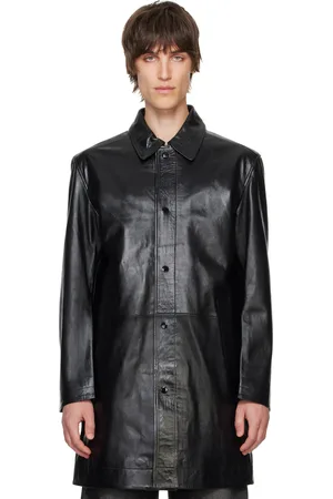 Diesel Black L-Cordier Leather Jacket