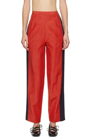 BODE Red & Navy Waterfront Trousers