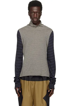 SC103 SSENSE Exclusive Black & White Genre Turtleneck