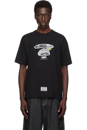 A Bathing Ape Black Theme Main T-shirt