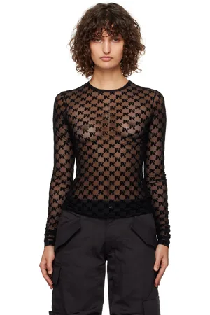 Palm Angels Monogram Tulle T-shirt