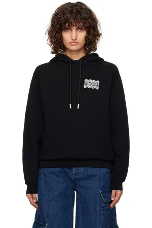 OFF-WHITE Black Lace Label Reg Hoodie