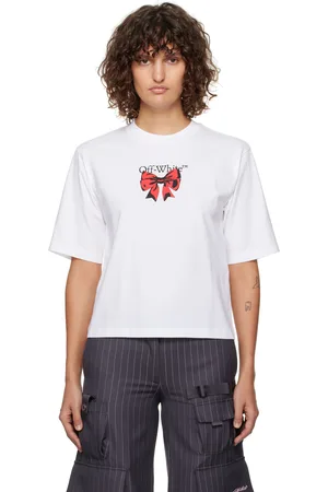 OFF-WHITE Bow Bookish Logo Boxy T-shirt