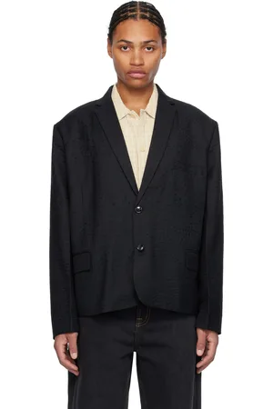 Glass Cypress Embroidered Cropped Blazer