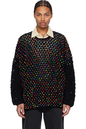 Glass Cypress Crocheted Beaded Sweater