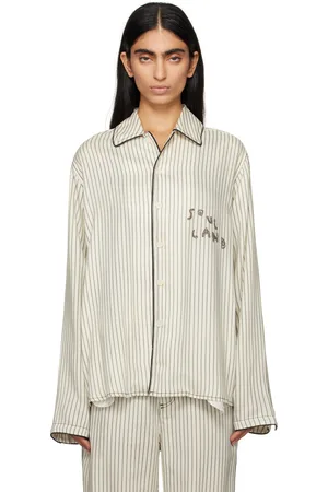 Soulland Off-White & Black Tyra Overshirt