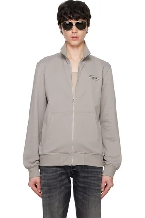 Diesel Gray S-Ginni-Zip-Od Sweatshirt