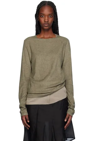 OUR LEGACY Khaki Regular Longsleeve T-shirt