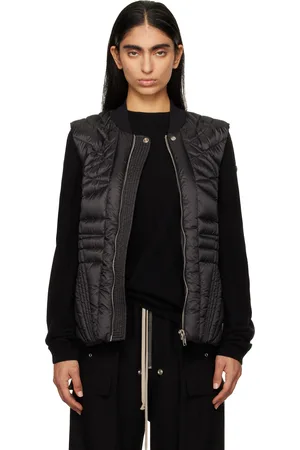 Rick Owens Moncler + Black Megapenta Flight Down Vest