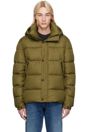 HUGO BOSS Green Regular-Fit Puffer Jacket