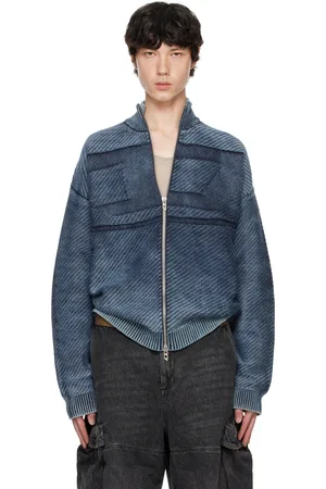 Diesel Blue K-Klevery-Zip Sweater