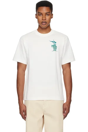 Burberry Off-White EKD Cotton T-shirt