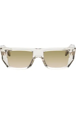 Cutler and Gross Khaki 1413 Rectangle Sunglasses