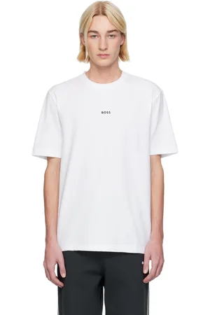 HUGO BOSS White Relaxed-Fit T-shirt