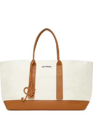 Axel Arigato Off-White & Tan Note Shopper Tote