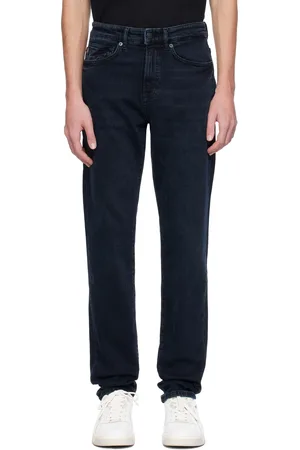 HUGO BOSS Navy Faded Jeans