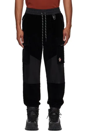 Moncler Black Corduroy Cargo Pants