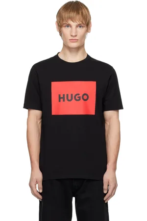 HUGO BOSS Black Cotton Jersey Regular-Fit T-shirt