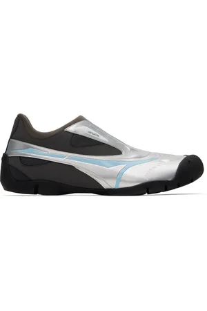 untitlab Silver & Brown Swift Trek Sneakers