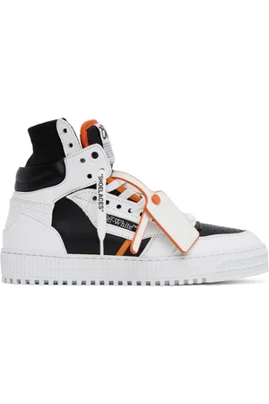 OFF-WHITE Black & White 3.0 Off Court Calf Leather Sneakers