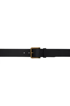 HUGO BOSS Black Branded Pin Buckle Belt