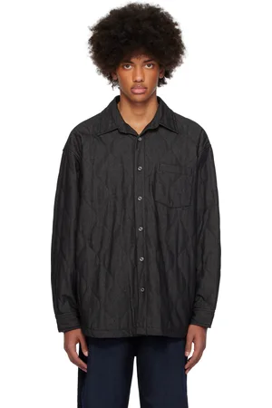 WOOYOUNGMI Black Quilted Shirt