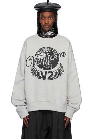 Vaquera Gray Snap Sweatshirt
