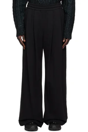 WOOYOUNGMI Black Boucle Sweatpants