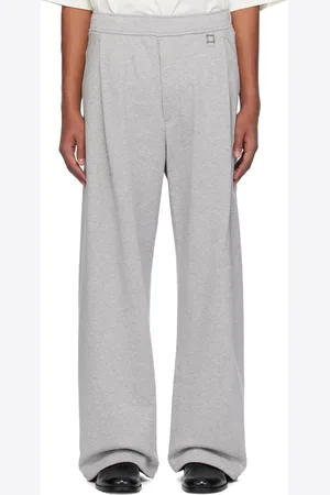 WOOYOUNGMI Gray One-Tuck Cotton Lounge Pants