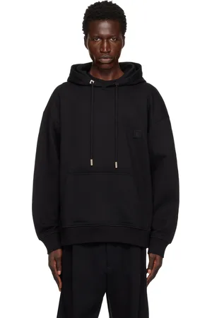 WOOYOUNGMI Black Swaying Flower Hoodie