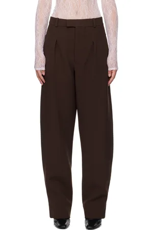 WARDROBE.NYC Brown Hailey Bieber Edition HB Trousers