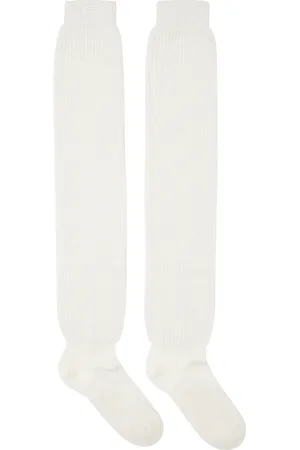 AMBUSH Beige Schoolgirl Slouchy Socks