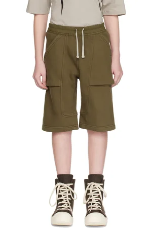 Rick Owens Kids Khaki Porterville Pods Shorts
