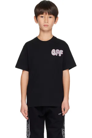 OFF-WHITE Kids Black Chunky Arrow T-shirt