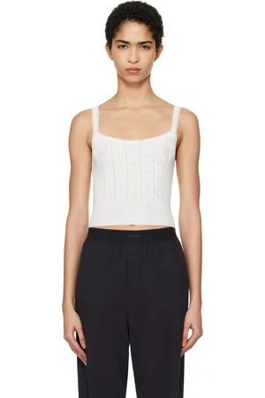 SKIMS White Sweater Pointelle Camisole