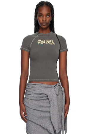 OTTOLINGER Gray Deconstructed T-shirt