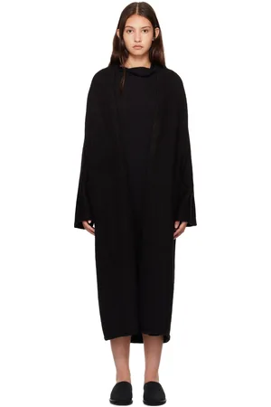 Lauren Manoogian Black Long Shawl Cardigan