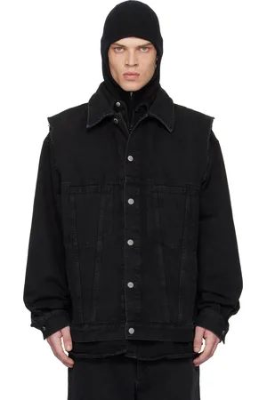 AMBUSH Black Layered Denim Jacket