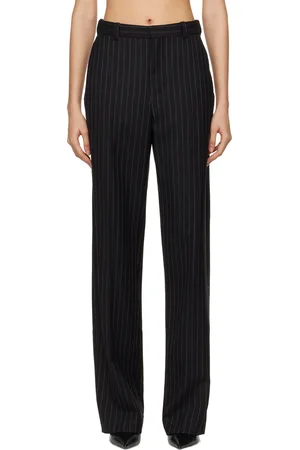 WARDROBE.NYC Black Straight Leg Trousers